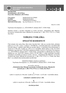 Polyfunkčn&iacute; dům Ml&yacute;nsk&aacute;, novostavba v&iacute;ce&uacute;čelov&eacute;ho domu Ml&yacute;nsk&aacute;