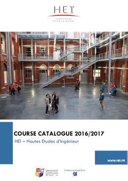 course catalogue 2016/2017