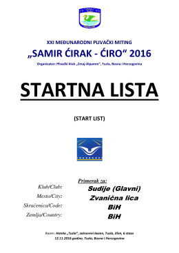 &bdquo;samir ćirak - ćiro&ldquo; 2016