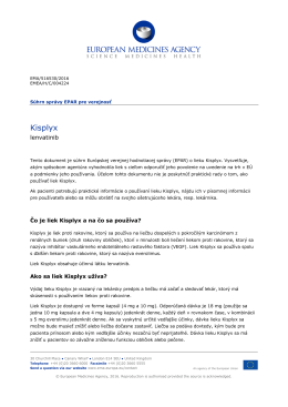 Kisplyx, INN-lenvatinib - European Medicines Agency