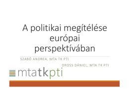 politikai rendszer