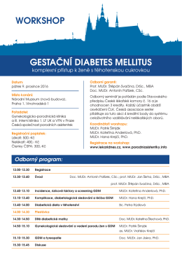Program - Česká diabetologická společnost