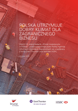 polska utrzymuje dobry klimat dla zagranicznego biznesu