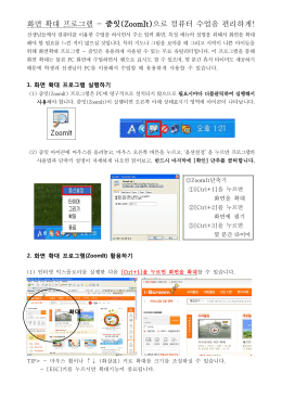 화면 확대 프로그램 - 줌잇(ZoomIt)으로 컴퓨터 수업을 편리하게!