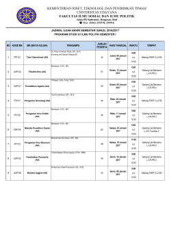 POL 1.xlsm - FISIP - Universitas Udayana