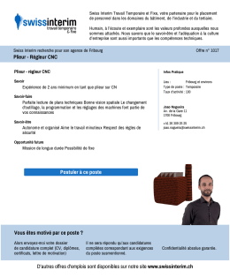 Plieur - Régleur CNC - PDF de l`Annonce du 18.01