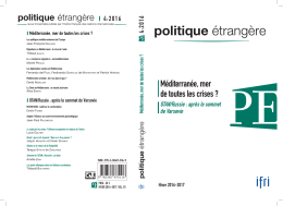 politique &eacute;trang&egrave;re