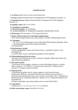 POROTOX EXTRA rovarirt&oacute; poroz&oacute;szer