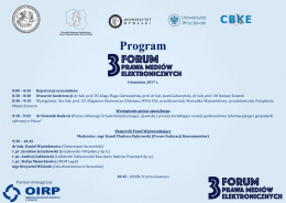 Program - OIRP w Szczecinie