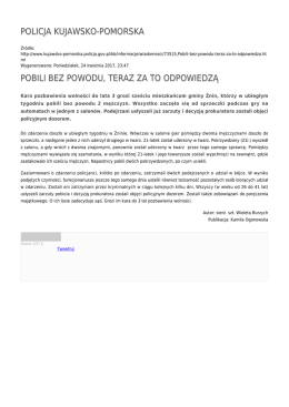 policja kujawsko-pomorska pobili bez powodu, teraz za to odpowiedzą