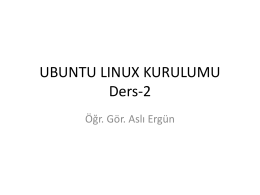 ubuntu lınux kurulumu