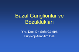 Bazal Ganglionlar (Power Point)