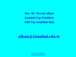 aaaaaaaa - İstanbul Tıp Fakültesi
