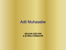 Adli Muhasebe - dt