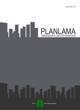 PLANLAMA - Şehir Plancıları Odası