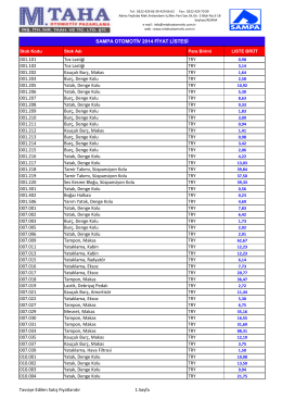 SAMPA BRÜT FİYAT LİSTESİ SON LİSTE (version 2).xlsb