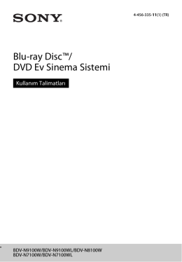 BDV-N8100W - Sony Europe