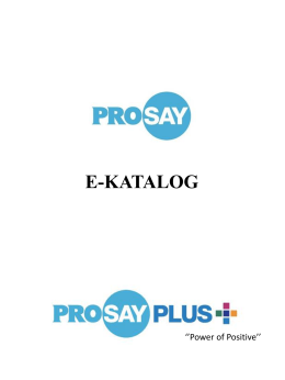 E-KATALOG - ProSay Plus