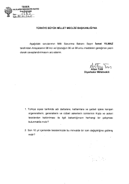 W. TBMM. - Türkiye Büyük Millet Meclisi