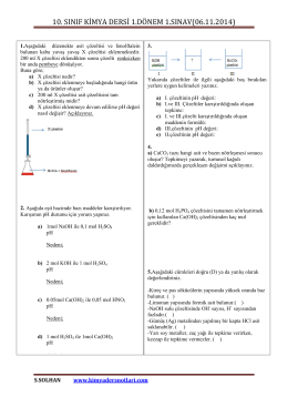 İndir (PDF, 465KB) - Kimya Ders Notları