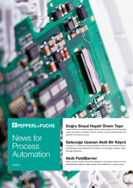 News for Process Automation 1/2014
