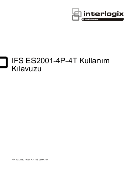 IFS ES2001-4P-4T Kullanım Kılavuzu