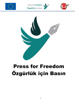 Press for Freedom Özgürlük için Basın