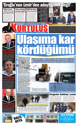 E-Gazete - Kurtuluş Gazetesi