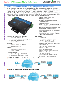 NP301| RS232/RS485 / RS422 to 10/100Mbps Ethernet