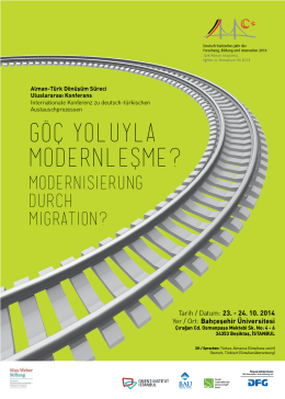 GOC YOLUYLA MODERNLESME?