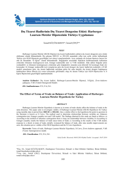 Application of Harberger-Laursen-Metzler Hypothesis