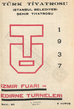 15 Ağustos 1937 - İstanbul B&uuml;y&uuml;kşehir Belediyesi
