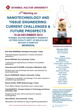 NANOTECHNOLOGY AND TISSUE ENGINEERING: CURRENT