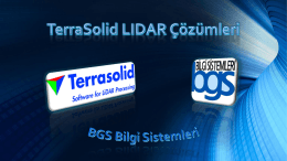 TerraSolid Lidar Solutions (BGS)