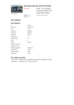 Mercedes Sprinter 208 CDI 901661 İlan detayları