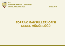 toprak mahsullerġ ofġsġ genel müdürlüğü