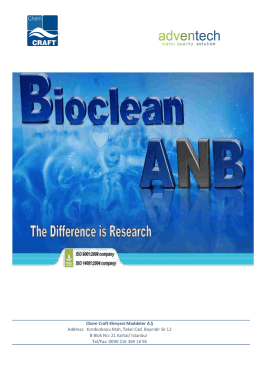 bioclean anb brosur