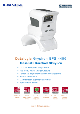 Datalogic Gryphon GSP-4400 Teknik Özellikler