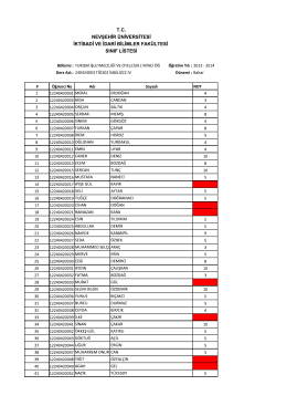 T.C. - Nevşehir Hacı Bektaş Veli &Uuml;niversitesi