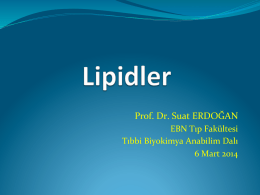 Ders3-Lipidler_Beslenme ve Diyetetik Bölümü