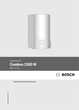 PDF 0.7 MB - Bosch Isı Sistemleri