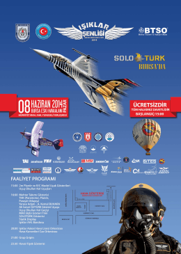 ışıklar şenliği 2014 - Işıklar Askeri Hava Lisesi