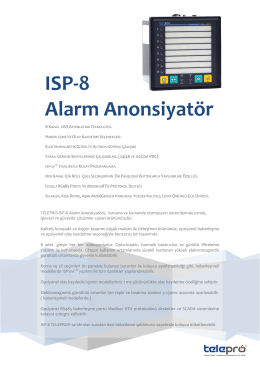 ISP-16 Alarm Anonsiyatör