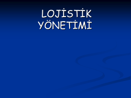Lojistik - Depokur.com