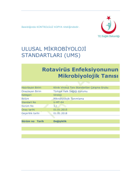 Rotavirus enfeksiyonu - Türkiye Halk Sağlığı Kurumu