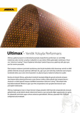 Ultimax – Yenilik Yoluyla Performans