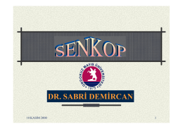Senkop - Prof. Dr. Sabri Demircan