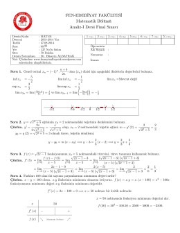 2013-14_Yaz_Analiz1_Final (Matematik)_CA