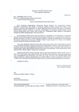 VI. uluslararası Risk Altında ve Korunması Gereken &Ccedil;o&ccedil;uklar