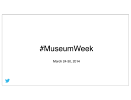 Twitter #MuseumWeek PDF